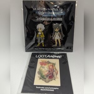 Memoria Freese Anime Pin Set - Chibi Characters